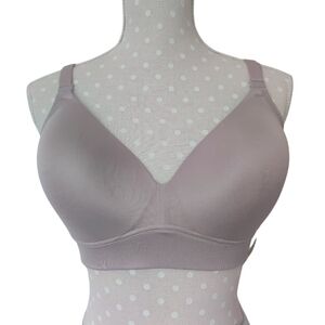 WARNERS All Over Smoothing Bliss Convertible Bra 36DD Mauve Pink